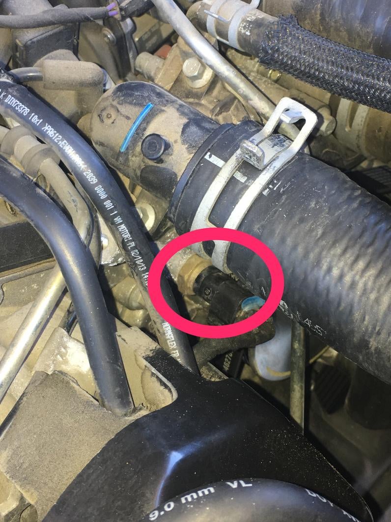 Need some help locating the coolant temp sensor on the Eco Diesel | DODGE  RAM FORUM